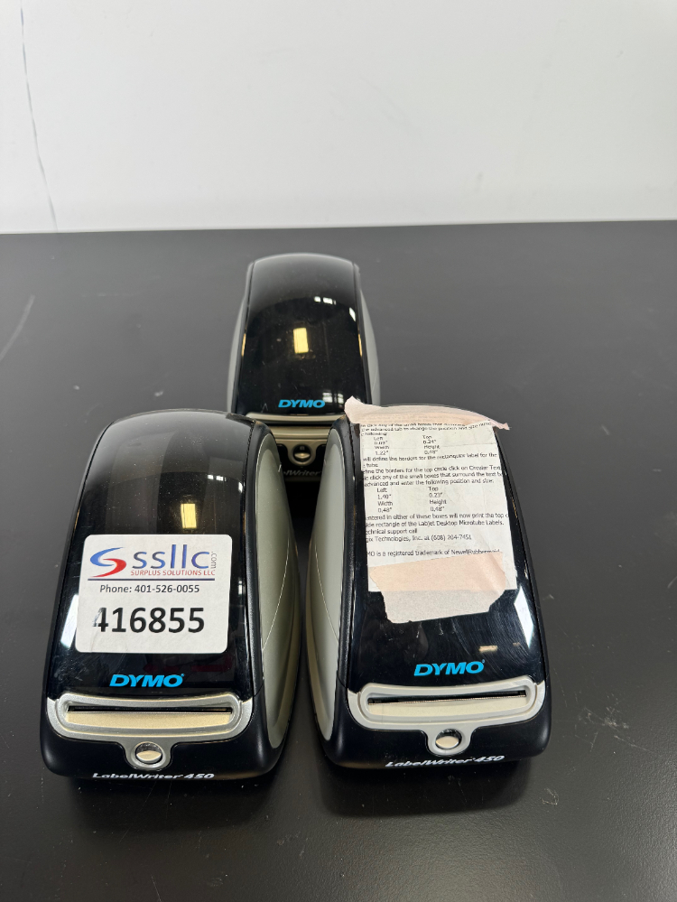 Image of Dymo LabelWriter 450 Label Printers - Quantity 3